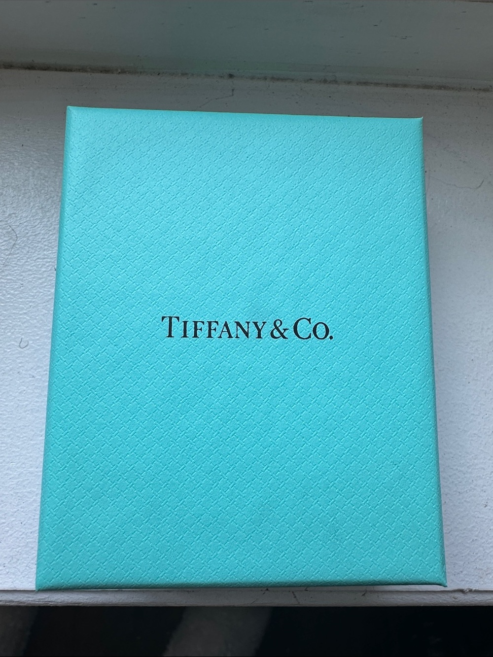 Tiffany & Co. robin's-egg blue necklace presentation box